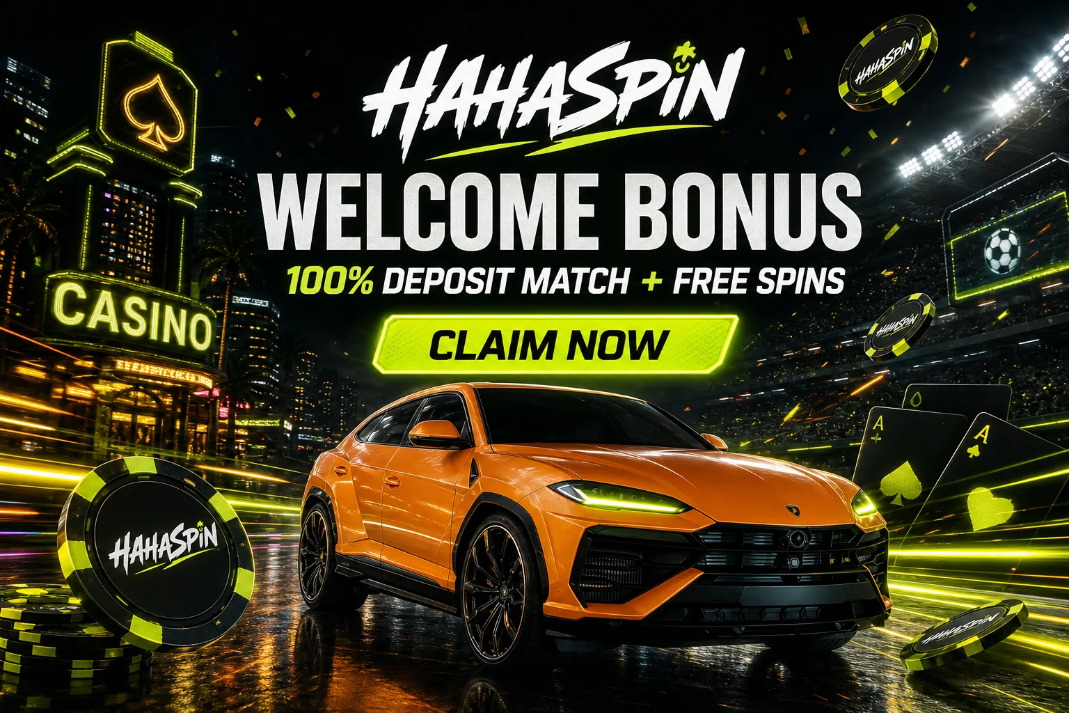 Hahaspin casino promotion